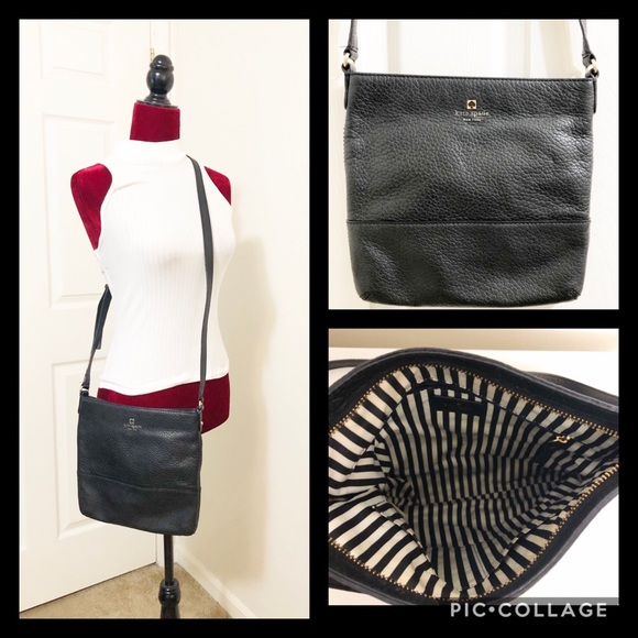 kate spade Handbags - Kate Spade Black Leather Crossbody